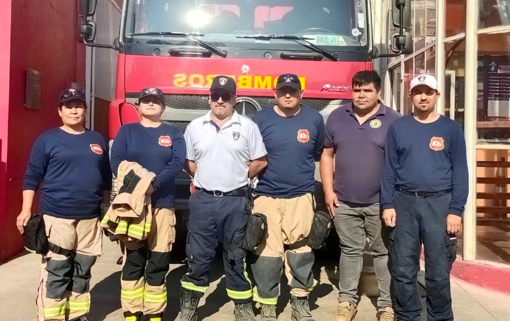 bomberos viajan a combatir los incendios del sur